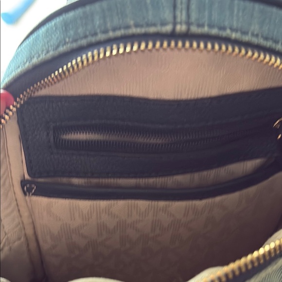 Michael Kors Denim Patchwork Backpack - Picture 6 of 9